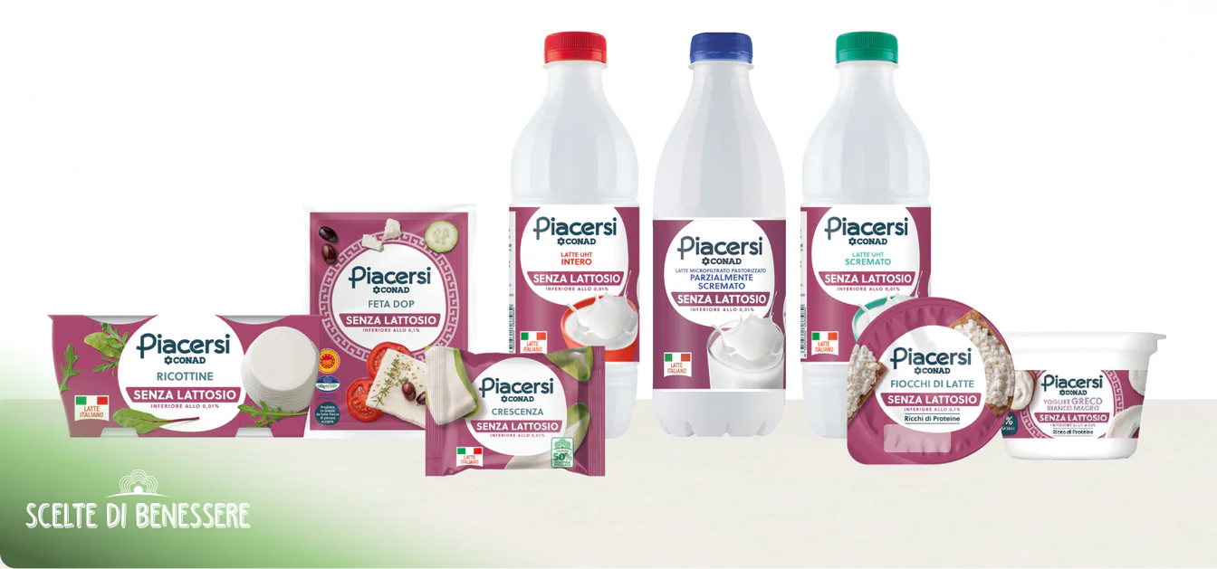  Linea Piacersi Conad Senza Lattosio 